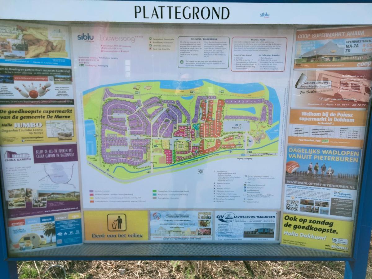 Bj Chalets - Robbengat 85 - Gezellige Chalet Op Vakantiepark Lauwersoog! Vroege Incheck! Met Airco! Eksteriør bilde